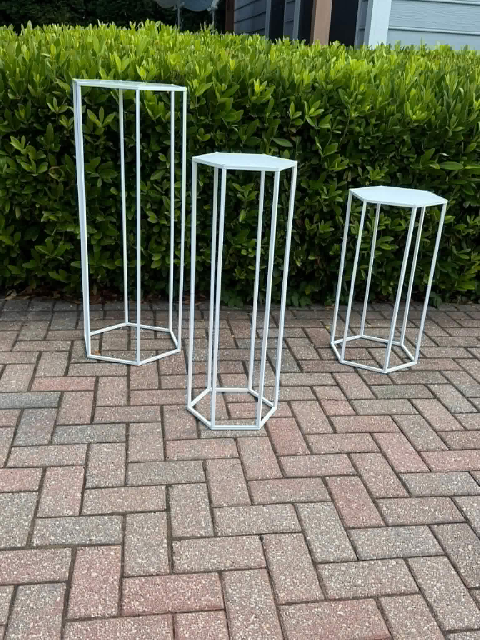 Metal Pedestal Tables